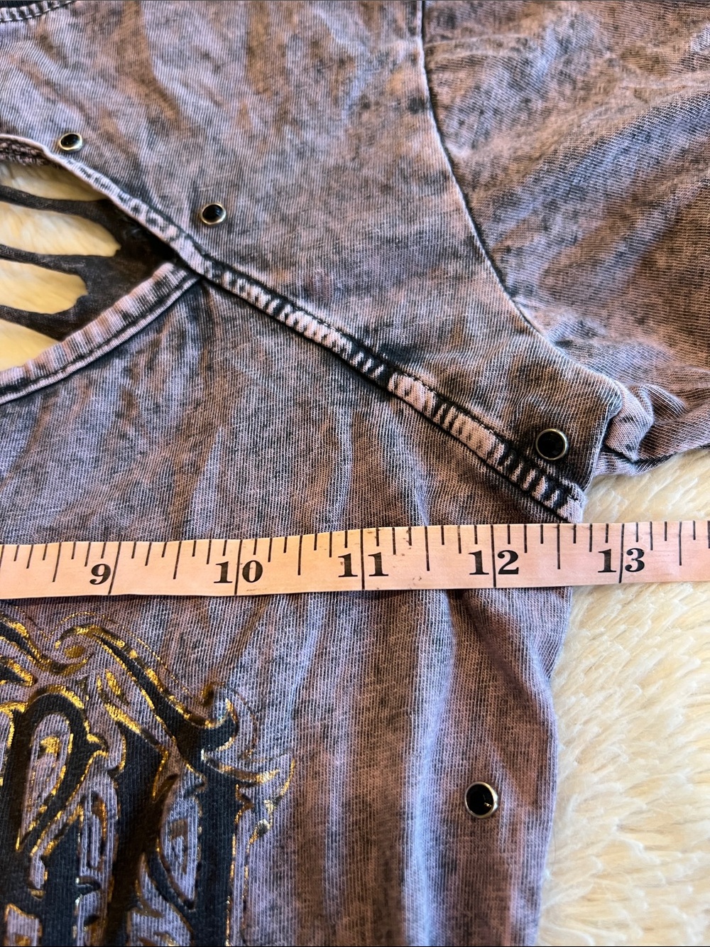Affliction purple tank - Picture 6 of 7